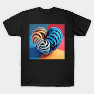 op art love T-Shirt